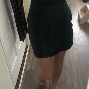 3/$12 Faux leather skirt